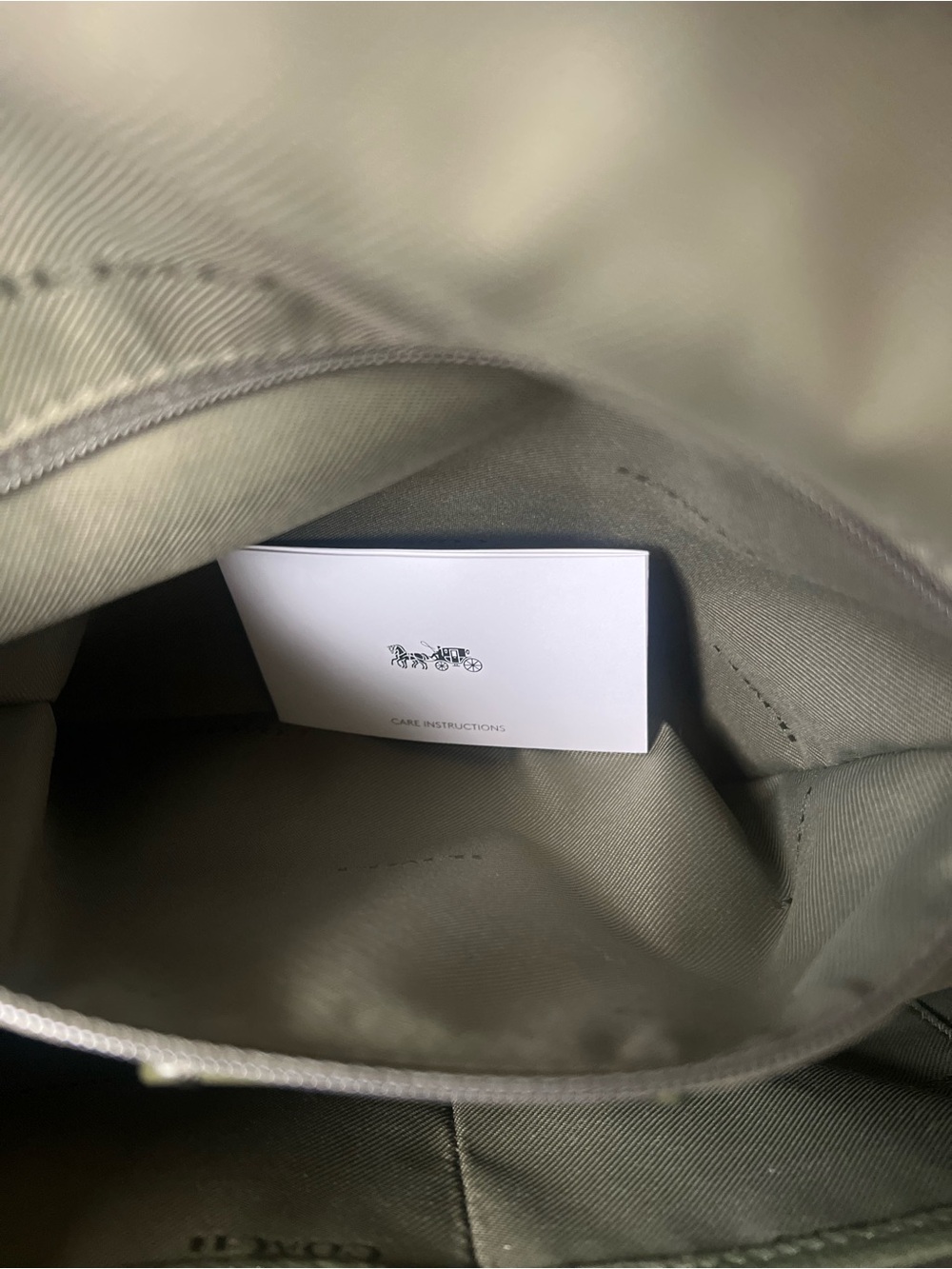 Coach Pebbled Leather Hobo Bag in Olive Surplus Green Style F33000 - Picture 11 of 14